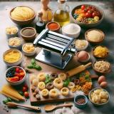 Frische Pasta machen mit Pastamaschine