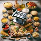 Frische Pasta machen mit Pastamaschine