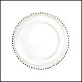 Platzteller mit Perlen mieten