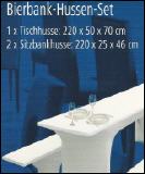 Stretch Biertischhussen und Stretch Bierbankhussen
